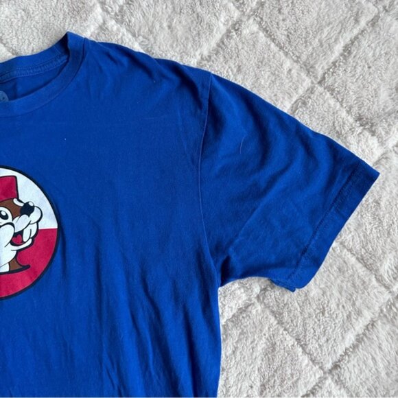 Buc-ees | "Dont Mess With Texas" Blue Short Sleeve Shirt | Size Large - Picture 7 of 10